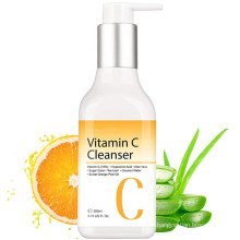 Ingrédients naturels Nettoyant et nettoyant hydratant pour le visage à la vitamine C